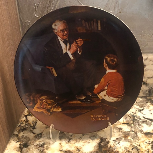 Norman Rockwell “The Tycoon” Collector Plate Limited Edition - Picture 1 of 6